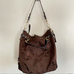 Coach brown handbag